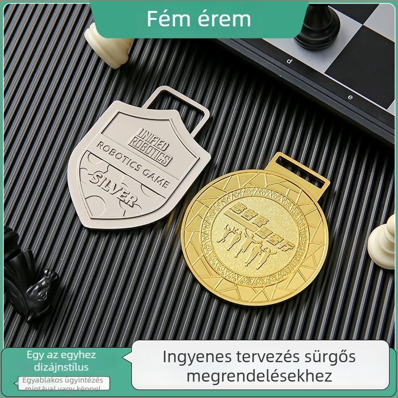 Személyre szabott maratoni emlékérmek és dísz plakettek óvodák részére - arany, ezüst és bronz