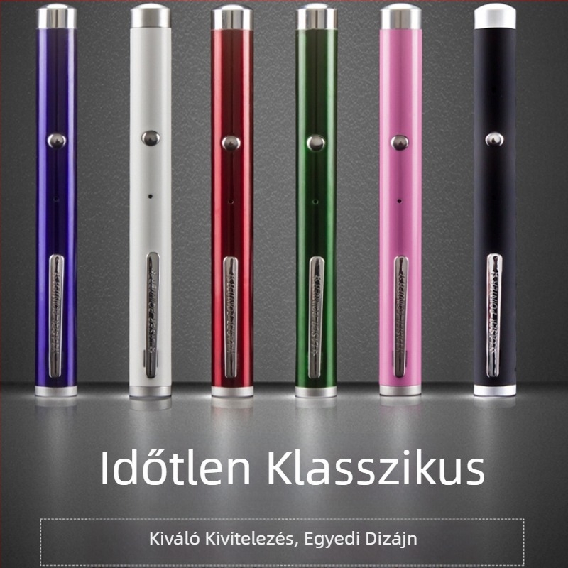 itech 5MW USB újratölthető lézer toll zöld lézer pointerrel, alumíniumötvözet, méretek 14×160 mm