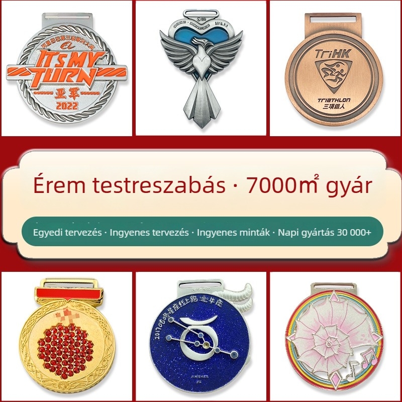 Személyre szabott fém érmek sporteseményekhez – egyetem, maraton, óvoda, taekwondo iskola – emlékérme