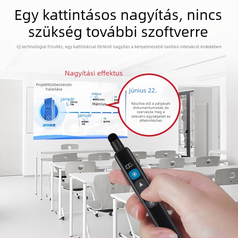 Fleckfleck – Új időzített intelligens toll elektronikus fehér táblához, oldalváltás és írás PPT-hez, nagyítóval
