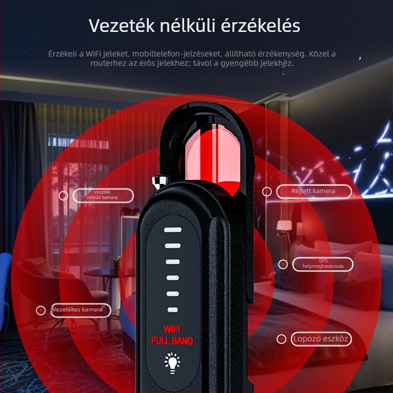 T01 kamera detektor GPS vezeték nélküli jel- és infravörös szkenneléssel szállodákhoz