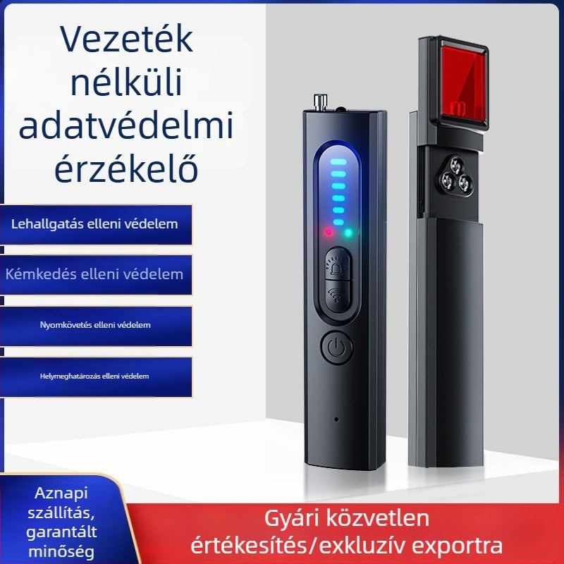 X13 hotelkamerák detektora és hallgatási lokátor, vezeték nélküli infravörös szkenner GPS-sel