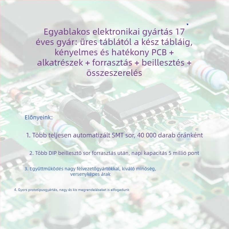 Valuta-észlelő és bankjegyszámláló alaplapjának tervezése és fejlesztése, PCB és SMT összeállítási szolgáltatások
