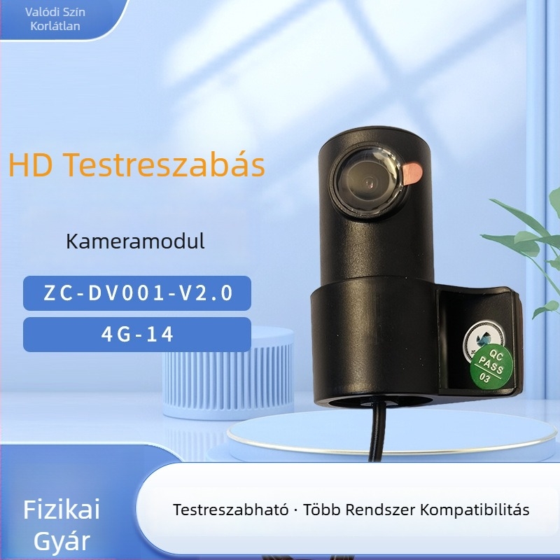 ZC-DV001-V2.0 Képérzékelő — gépi látás és arcfelismerő kamera modul, HD felbontás