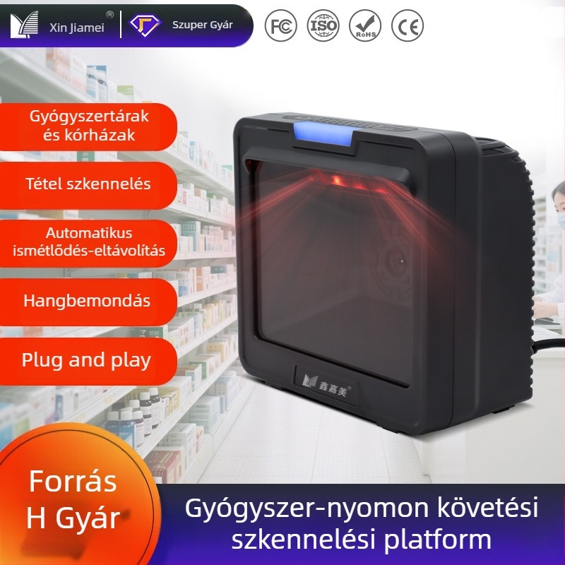 USB gyógyszer nyomon követési kód olvasója kötegelt beolvasáshoz – kézi vonalkódolvasó kórházaknak, patikáknak és klinikák számára