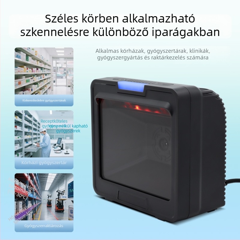 USB gyógyszer nyomon követési kód olvasója kötegelt beolvasáshoz – kézi vonalkódolvasó kórházaknak, patikáknak és klinikák számára