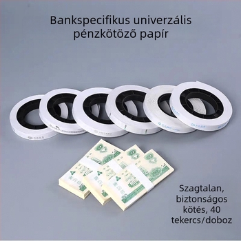Diszkpapír gépekhez univerzális bankjegy-kötő szalag – automatikus, alacsony hőmérsékletű kötés