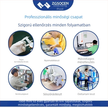 361-1 Csillapított forgó tengely asztali lámpa számára, összecsukható dokumentumkamera állványhoz, felső és alsó csuklók