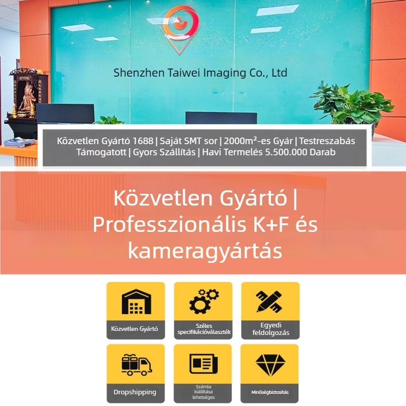 IMX415 szenzoros USB kameramodul autofókusszal, 4K Ultra HD, 8MP CMOS, 3840×2160, 30fps, USB 2.0, beépített mikrofon