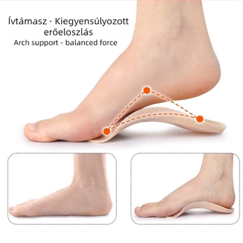 Új gyermekeknek szóló lábboltozat-támogató félbetét, belső és külső XO forma, ortopéd sarokpárna a lapos lábnak