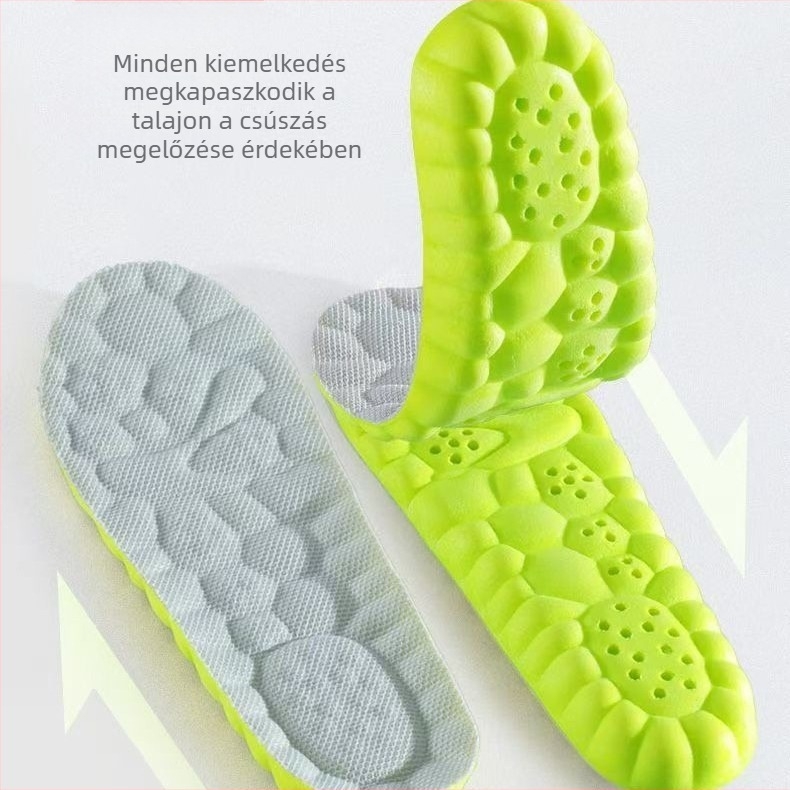 Gyerekeknek szóló PU talpbetét, uniszex, légáteresztő, szagellenes, csúszásmentes, ütéscsillapító, sportos légpárna