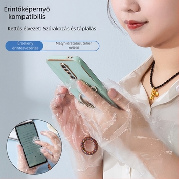 Egyszer használatos láb- és kézmaszk burkolatok, átlátszó műanyagból, lábápolásra és terápiára, cipőpróba közben.