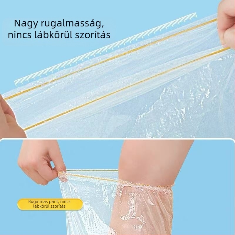 Egyszer használatos esőcsizma védőfedők – vízállóak, csúszásmentesek, átlátszóak, kültéri használatra, erős műanyag