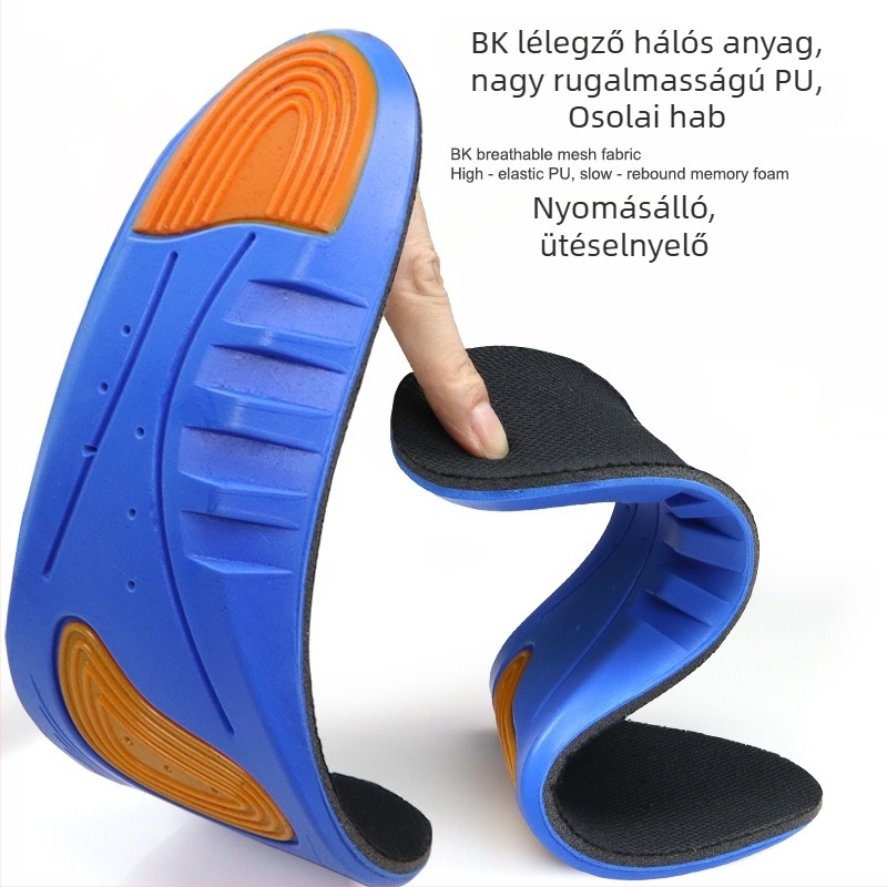 PU légáteresztő talpbetét, ultra-soft ütéscsillapító sportcipőhöz, izzadságelnyelő és szagtalanító