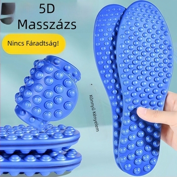 5D masszázs talpbetét teljes talpi masszázs akupontokkal, uniszex, járáshoz és kocogáshoz
