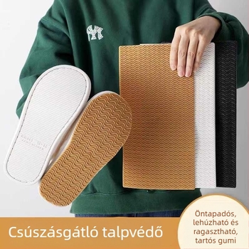 Öntapadós csúszásmentes gumitalpbetét cipőkhöz – csúszásgátló folt magas sarkú cipők és bőrcipők számára