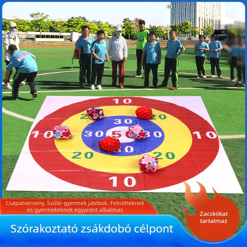 Homokzsákkal dobó céltábla – gyerekeknek, szenzoros edzés és szabadtéri játékokhoz