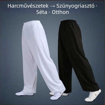 Tai Chi Lámpás nadrág – harcművészethez, jóga és tánc, uniszex