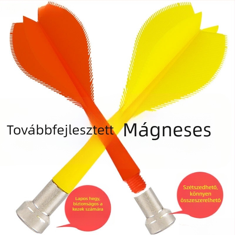 Beltéri mágneses darts készlet gyerekeknek, vasból készült célpontokkal, biztonságos otthoni edzéshez és versenyekhez