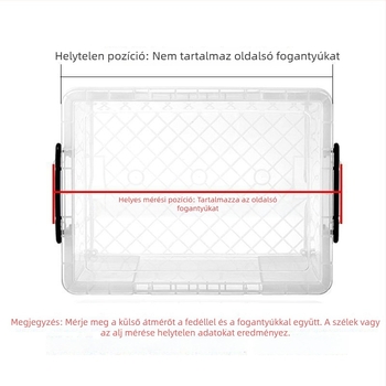 Autóba szerelhető horgászláda, átlátszó csomagtartó, nagy kapacitás, megvastagított műanyag, tengeri akvakultúra akvárium és élő halak vödröje