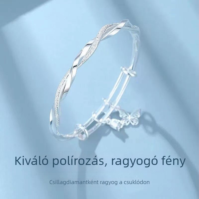 Mobius pillangó harangkarkötő nőknek – modern kínai stílus, könnyű lux, kiváló minőségű minimalist Dizájn, ünnepi ajándék