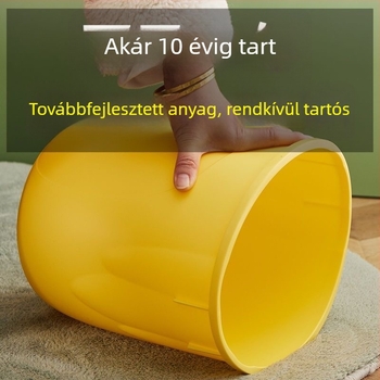 8 literes műanyag szemetes, lengőfedéllel, otthonra, a konyhába, a nappaliba és a kollégiumba, hordó alakú