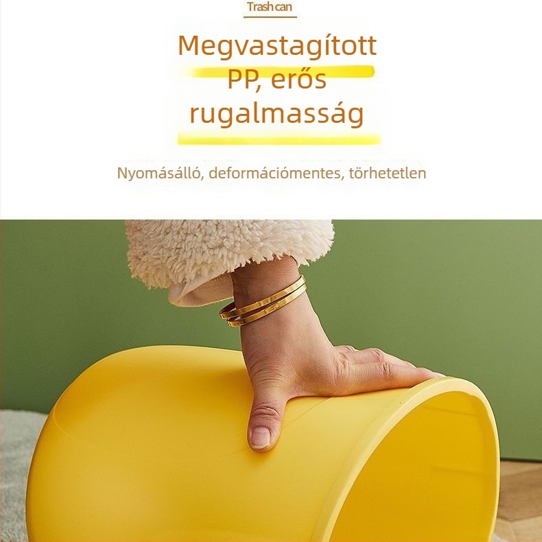 8 literes műanyag szemetes, lengőfedéllel, otthonra, a konyhába, a nappaliba és a kollégiumba, hordó alakú