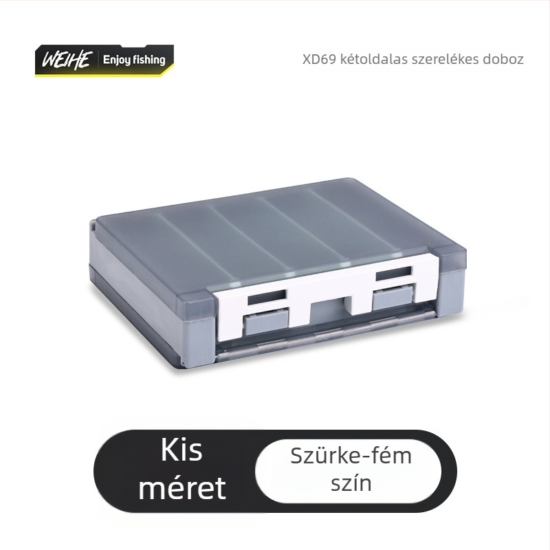 Weihe Kétoldalú műcsali doboz ABS betétekkel és tartozéktárolóval