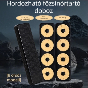 Nagy kapacitású horgász damil tároló doboz habos belsővel