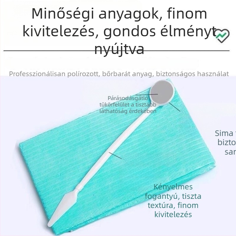 Egyszer használatos fogászati eszközöket tartalmazó doboz – nyolcrészes otthoni ápolási készlet