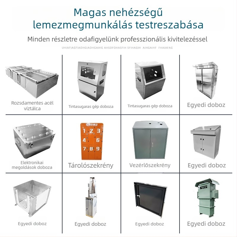 Rozsdamentes acél szekrényhéj lemezmegmunkálással, egyedi igény szerinti gyártás