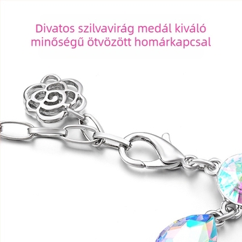 Új, sokoldalú hastánc derékszíj színes kristályokkal és vízcsepp alakú medállal, meghosszabbított hosszúságú