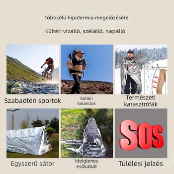Sürgősségi takaró és termikus takaró, elsősegélycsomag összetevői