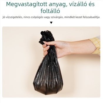 Nagy méretű, rugalmas szájú szemetes zacskók ágyban fekvő betegek számára, mobil vécéülésvédő zacskók, tisztító műanyag zacskók, biológiailag lebomló