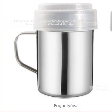 Koreai stílusú fűszertartó hálós szitával és fogantyúval