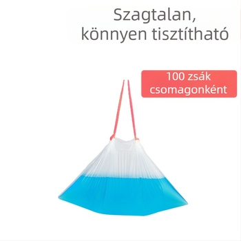 20 darab egyszer használatos műanyag vécé tisztító zacskó gyerekeknek, vastagított, háztartási használatra