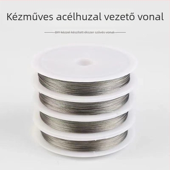 Gyöngyfűző tű és ékszerdrót – DIY eszköz acél- és rézdróthoz