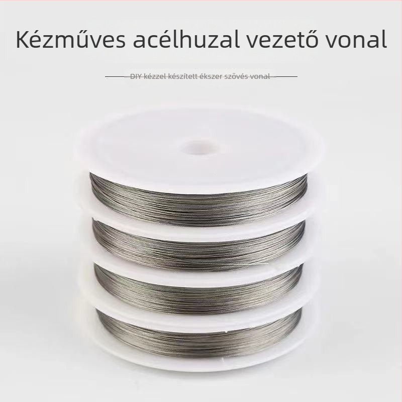 Gyöngyfűző tű és ékszerdrót – DIY eszköz acél- és rézdróthoz