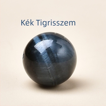Természetes kék tigriszem gyöngyök, 8 mm, félkész DIY karkötő és nyaklánc készítéséhez, kerek formájú