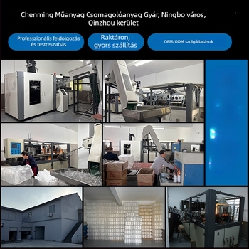 2,5 literes átlátszó műanyag palack ecethez, szójaszószhoz és alkohollal