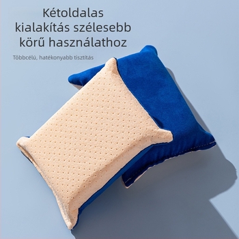 Többfunkciós autóápolási szivacs, kétoldalas velúr felülettel, ablaktisztítás és páramentesítés