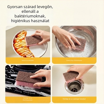 8 darabos konyhai szivacs és súroló pad készlet