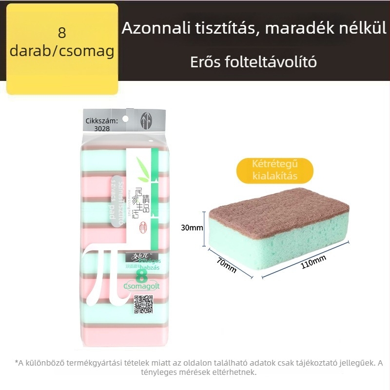 8 darabos konyhai szivacs és súroló pad készlet