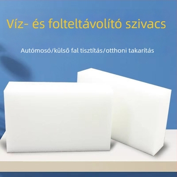 Nagy méretű, vastag, magas sűrűségű négyszögletes szivacsblokk a külső falak és csempék tisztításához