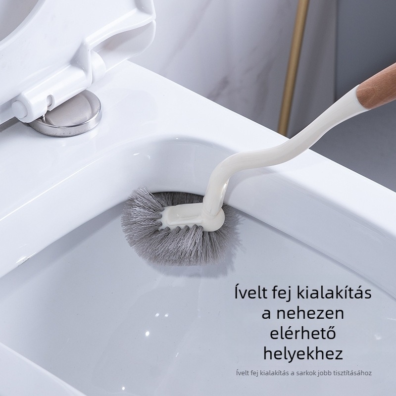 Japán stílusú vécé-kefe hosszú nyéllel, falra szerelhető, otthoni használatra, minden sarok tisztítására, multifunkcionális