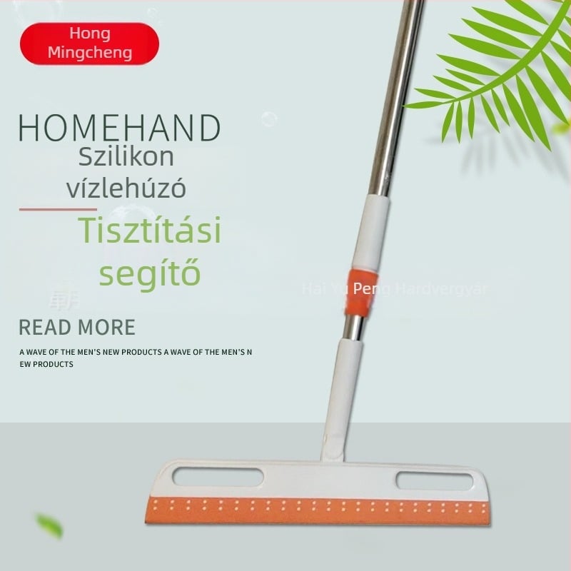 Szilikon seprő belső használatra — nem ragad a hajra, ideális otthonra és a fürdőszobába.