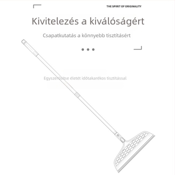 Mágikus seprű készlet otthoni takarításhoz: seprű padlóra, kádbeli vízeltávolító kaparó, speciális mop a víz eltávolításához