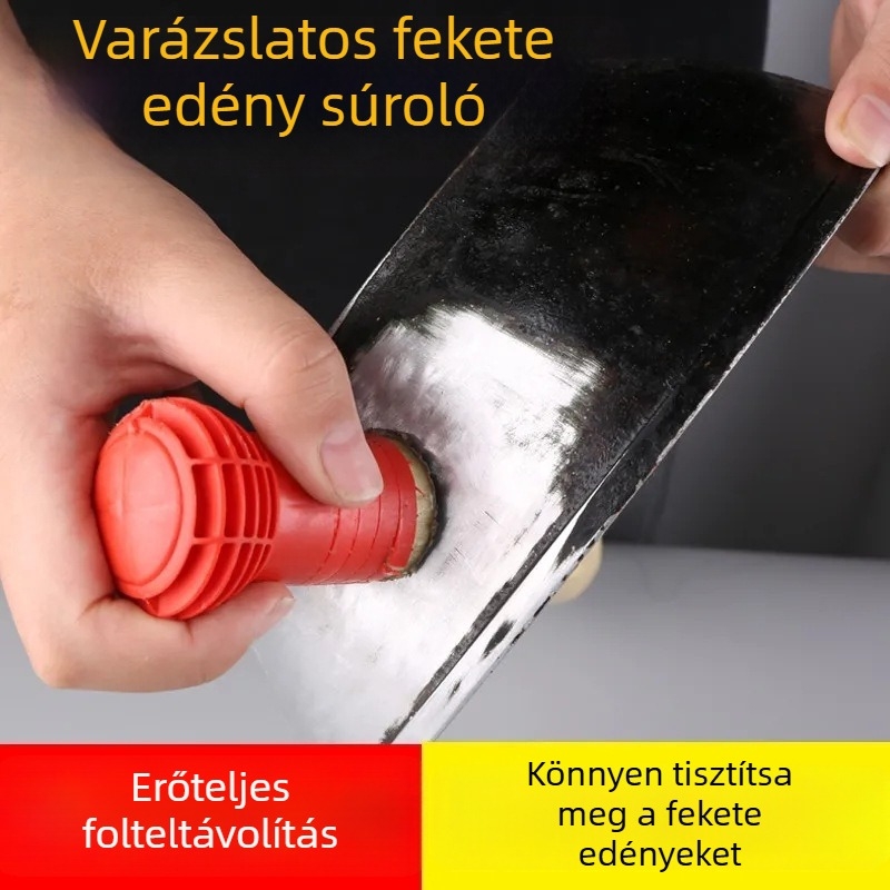 Nano edénytisztító — rostos varázskefével a fazék alján lévő foltok és rozsdák eltávolítására