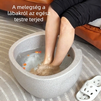 EPP többfunkciós lábáztatókád, hordozható, vízálló és hőszigetelt, tároló dobozzal