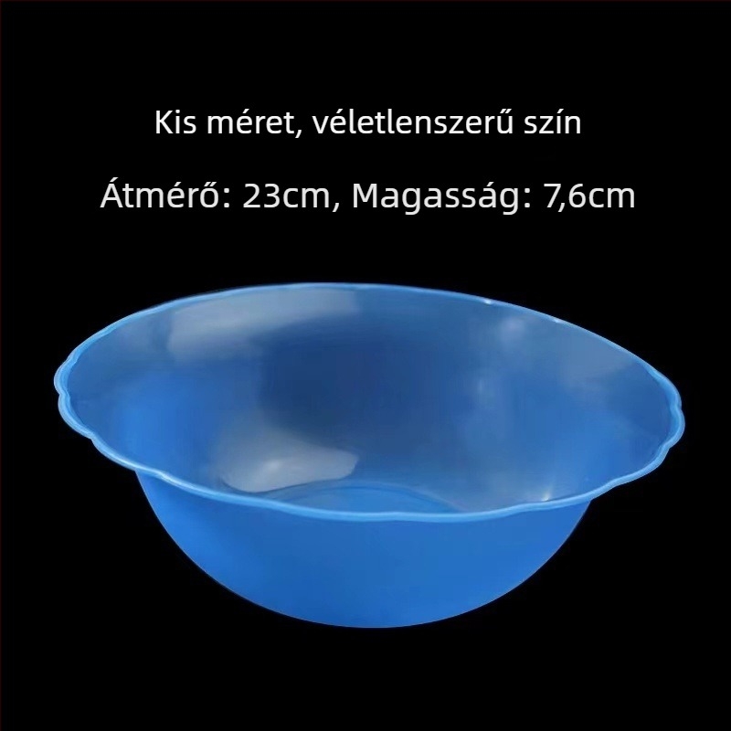 Kis fényes mosdókagyló kozmetikai szalonokhoz és otthoni manikűrhöz – műanyag mosdókagyló